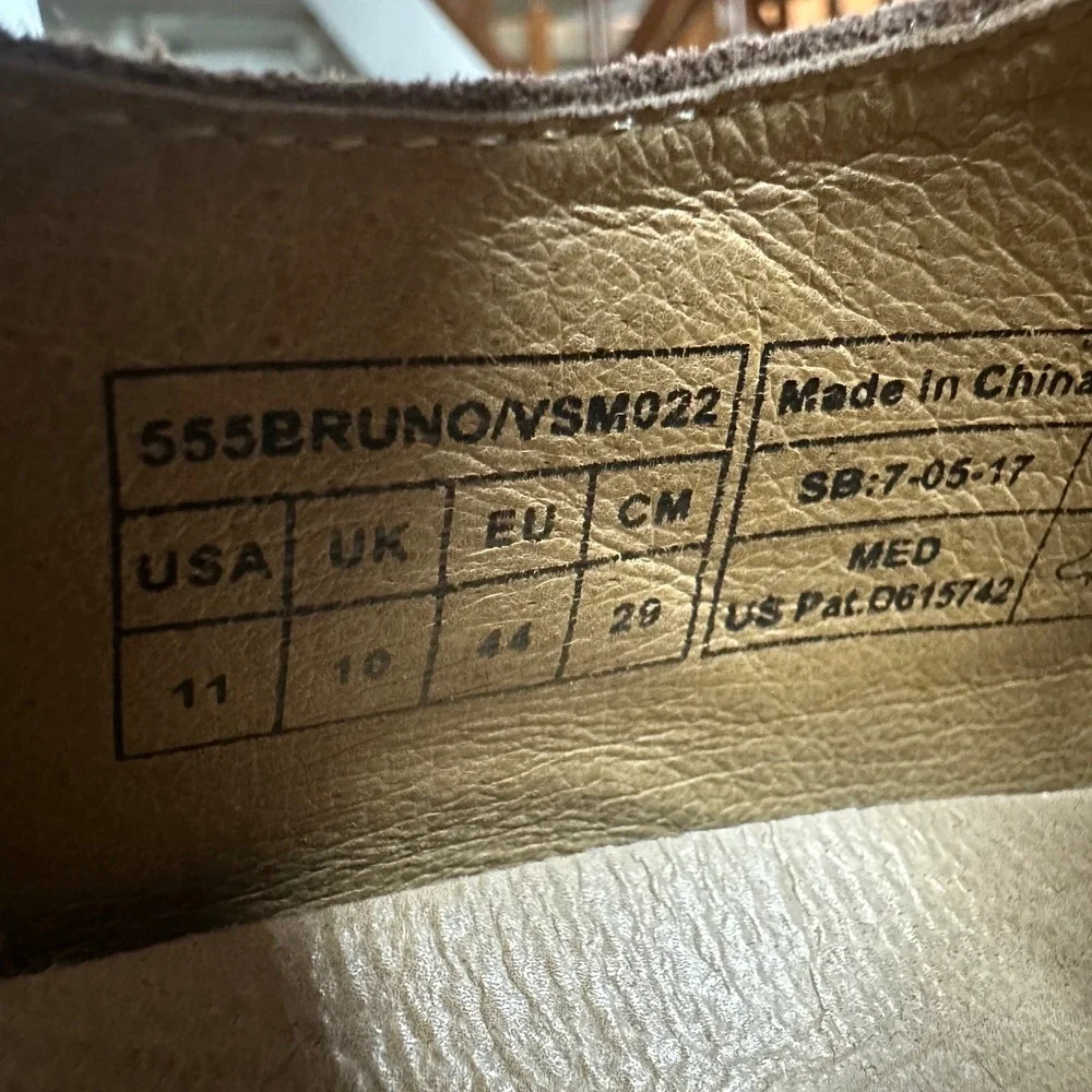 Vionic Bruno Wingtip Oxfords Suede Brown Orthotic Mens Size 11